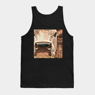 Cow Face Tank Top